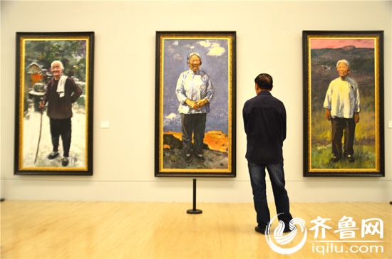几幅描绘沂蒙六姐妹的作品吸